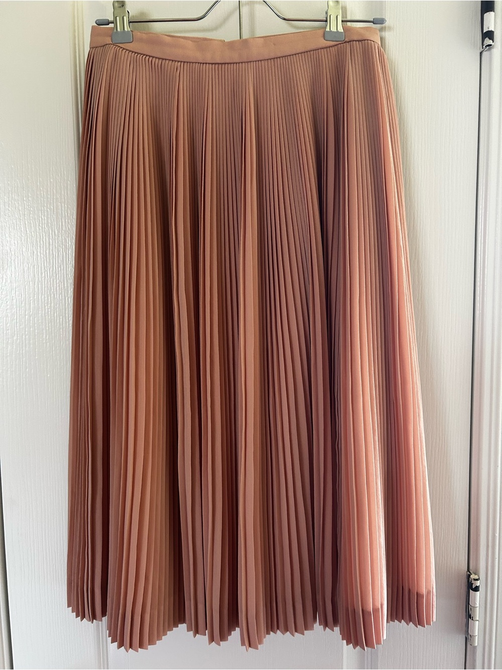 J. Crew Pleated Midi Skirt